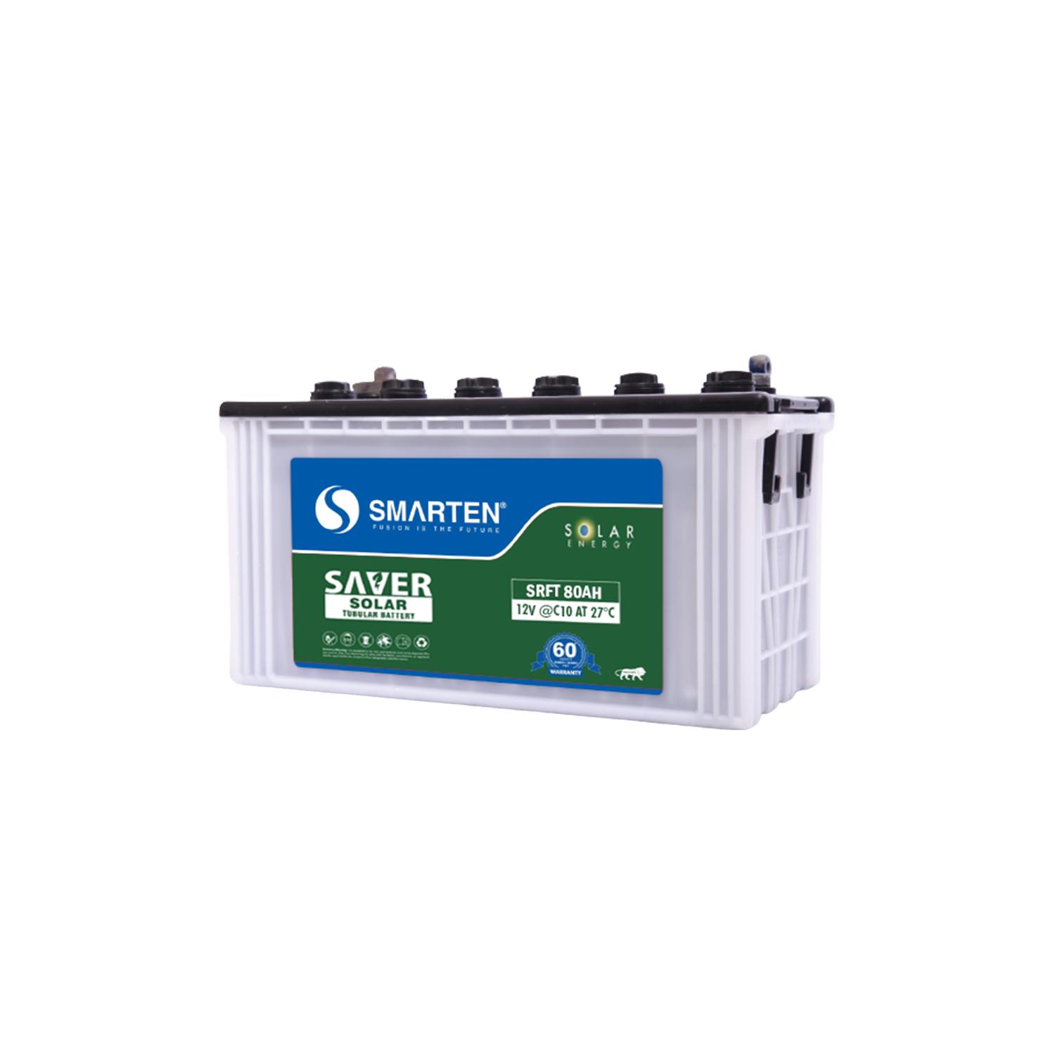 Smarten 80 Ah Solar Tubular Battery
