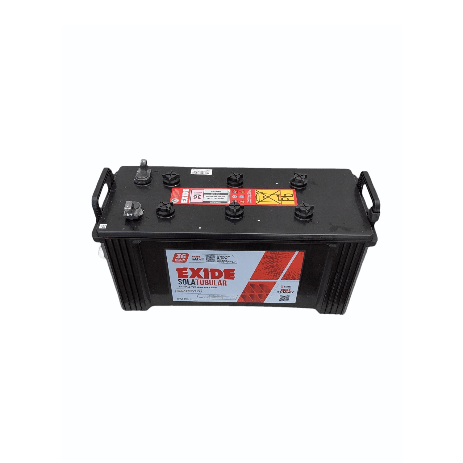 EXIDE 100AH SOLAR BATTERY 6LMS100