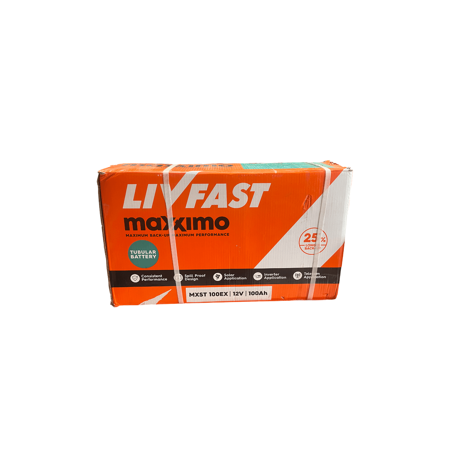 LIVFAST 100AH TUBULAR