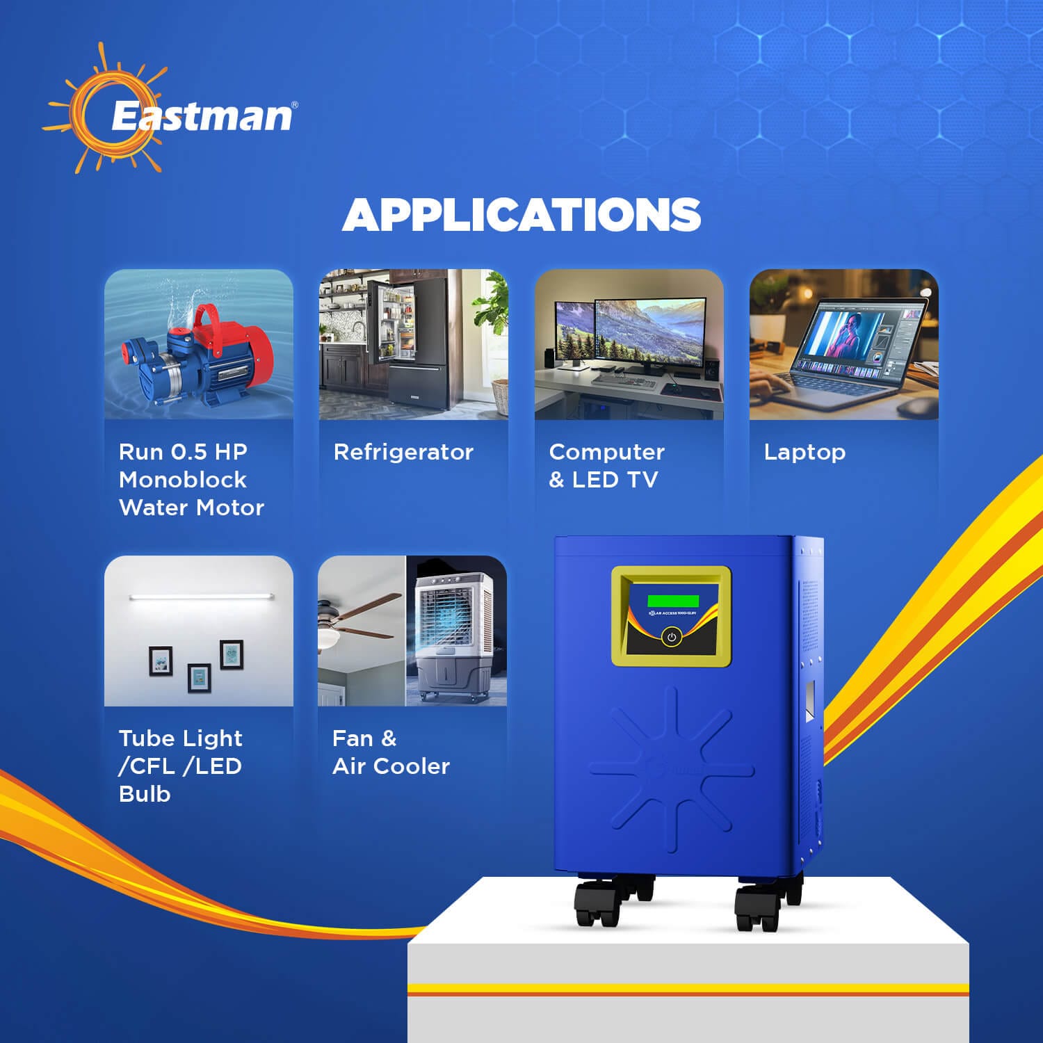 eastman 1000va solar lithium